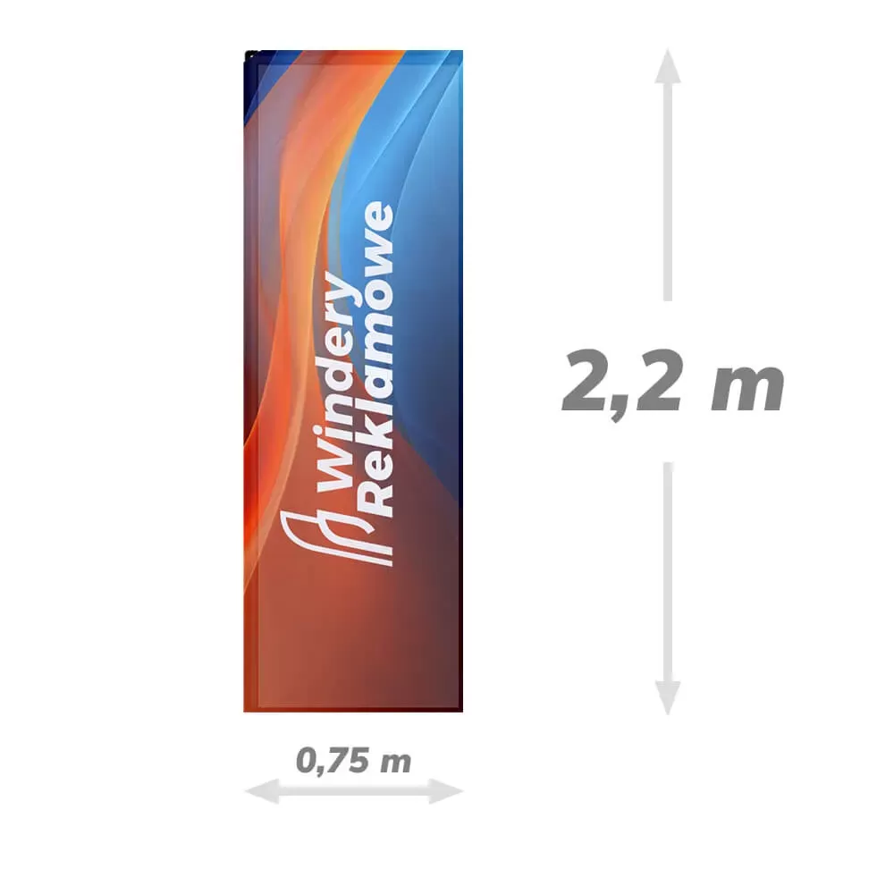 Flaga 75x220 do windera prostokątnego 2,7m